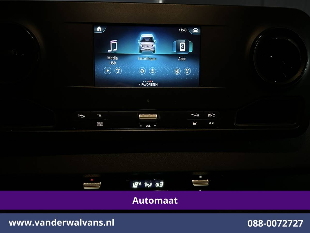 Mercedes-Benz Sprinter Mercedes-Benz Sprinter 315 CDI 150pk Automaat L2H2 Euro6 Airco | Camera | Apple Carplay | Cruisecontrol Android Auto, Parkeersensoren, Bijrijdersbank