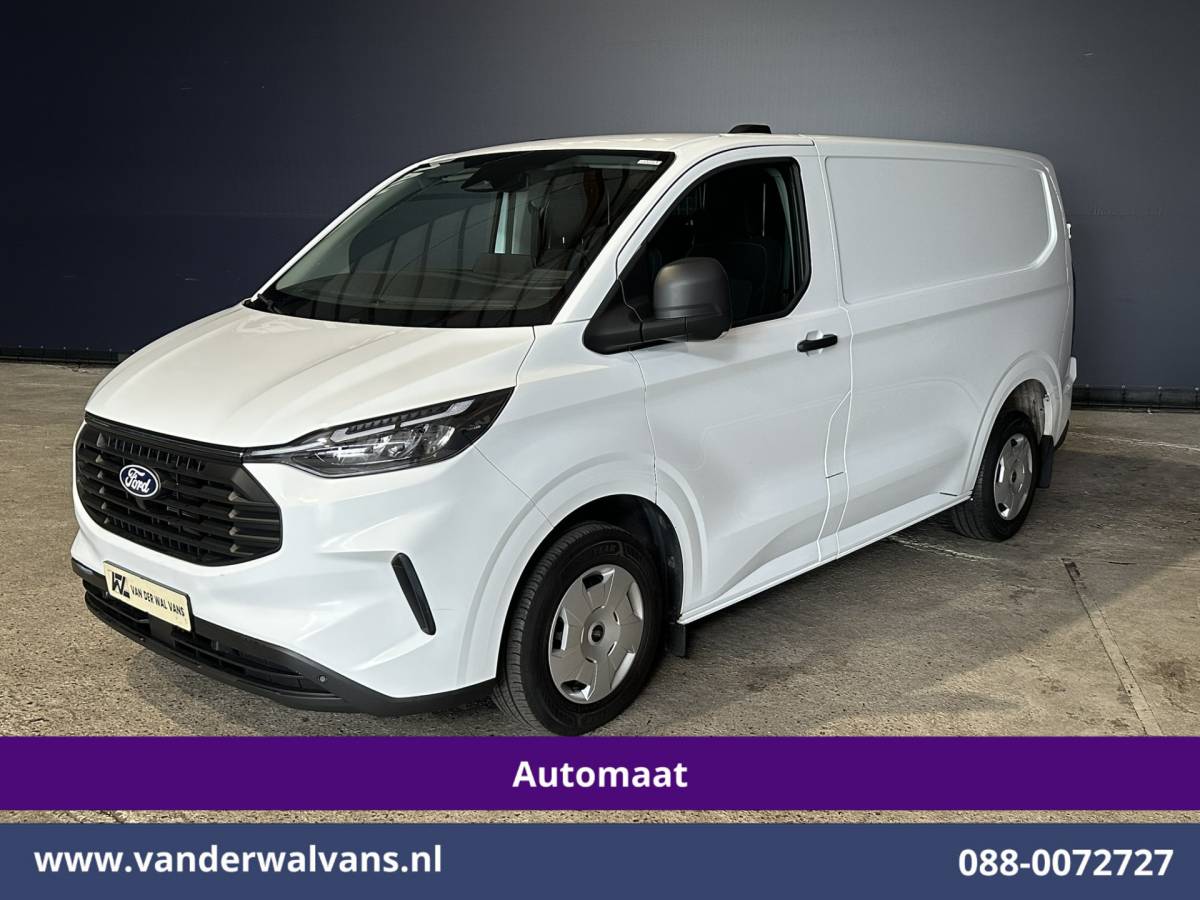 Ford Transit Custom Ford Transit Custom 2.0 TDCI 136pk Automaat L1H1 Euro6 Airco | Camera | Apple Carplay | LED | Cruisecontrol 2740kg Trekhaak, Android Auto, Verwarmde voorruit, Parkeersensoren, Bijrijdersbank