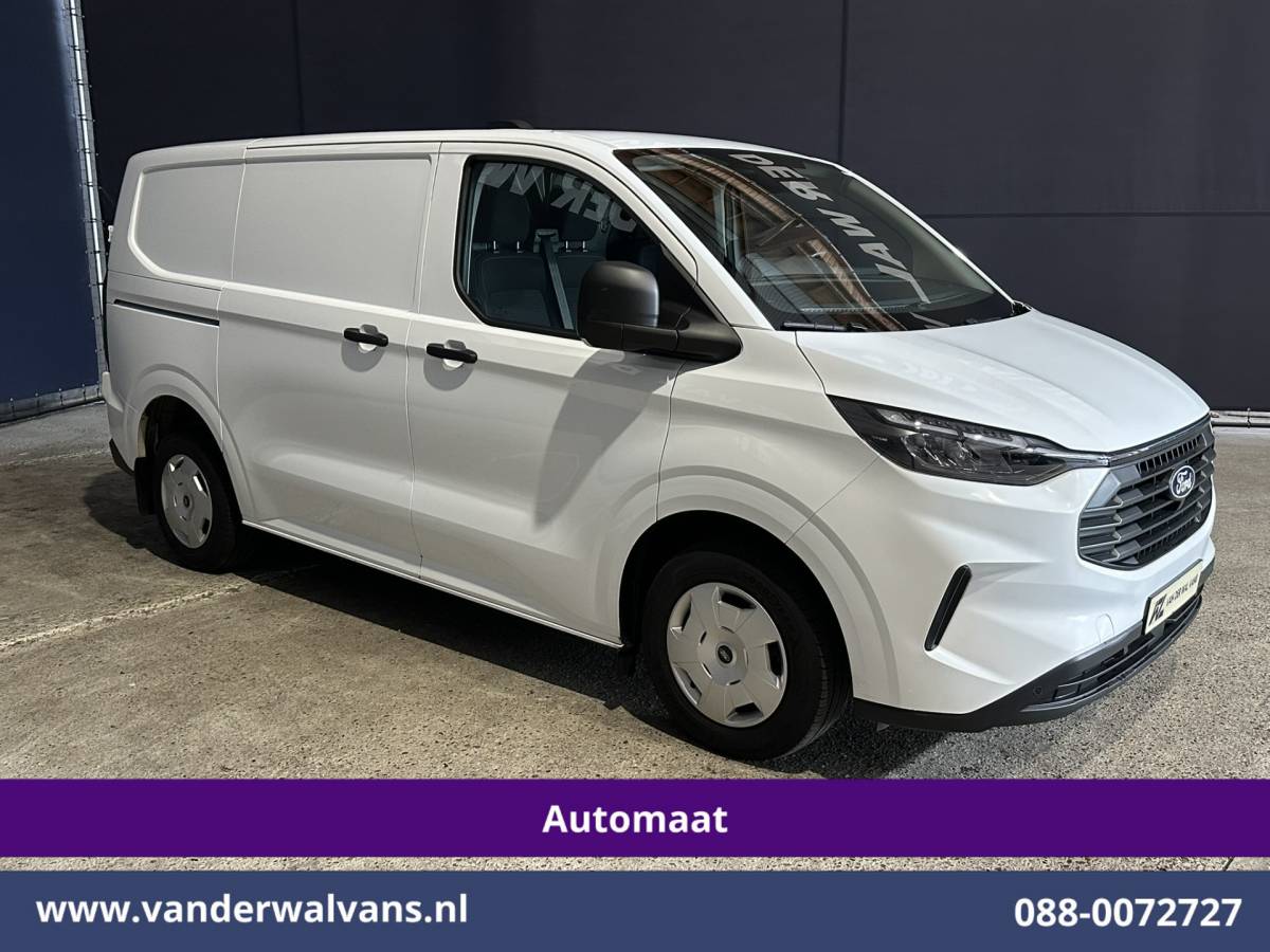 Ford Transit Custom Ford Transit Custom 2.0 TDCI 136pk Automaat L1H1 Euro6 Airco | Camera | Apple Carplay | LED | Cruisecontrol 2740kg Trekhaak, Android Auto, Verwarmde voorruit, Parkeersensoren, Bijrijdersbank
