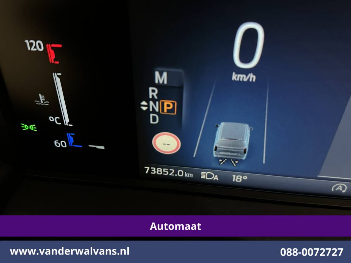 Ford Transit Custom Ford Transit Custom 2.0 TDCI 136pk Automaat L1H1 Euro6 Airco | Camera | Apple Carplay | LED | Cruisecontrol 2740kg Trekhaak, Android Auto, Verwarmde voorruit, Parkeersensoren, Bijrijdersbank