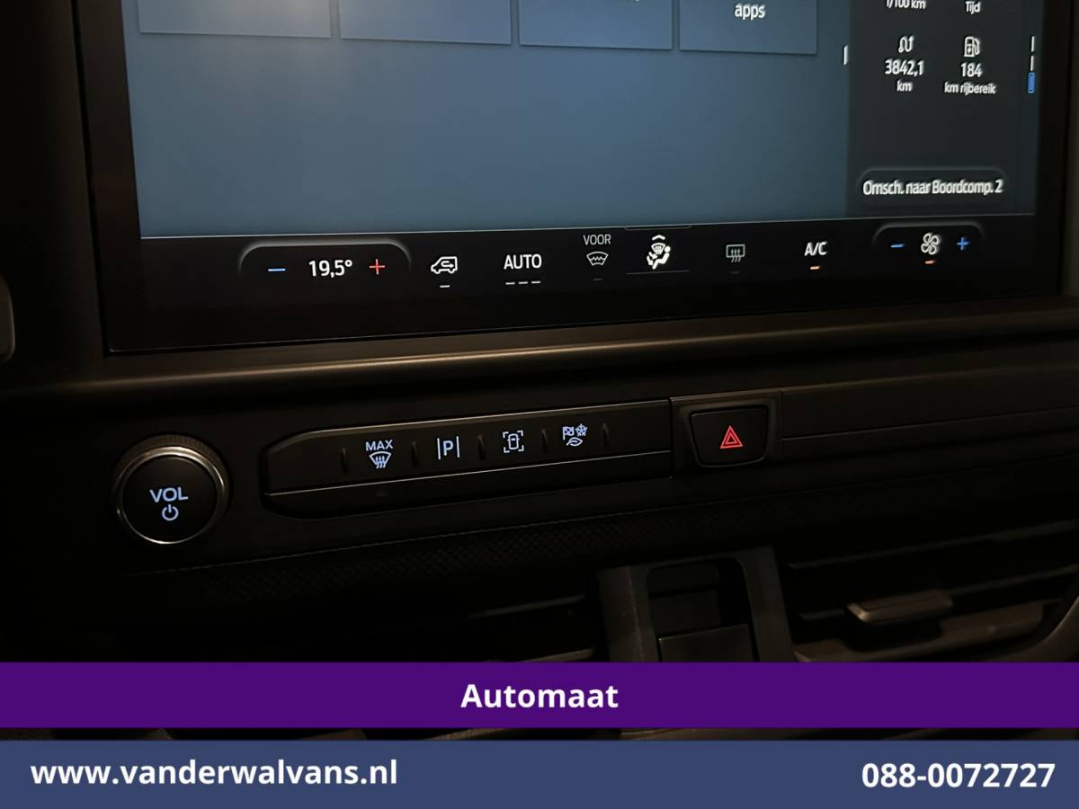 Ford Transit Custom Ford Transit Custom 2.0 TDCI 136pk Automaat L1H1 Euro6 Airco | Camera | Apple Carplay | LED | Cruisecontrol 2740kg Trekhaak, Android Auto, Verwarmde voorruit, Parkeersensoren, Bijrijdersbank