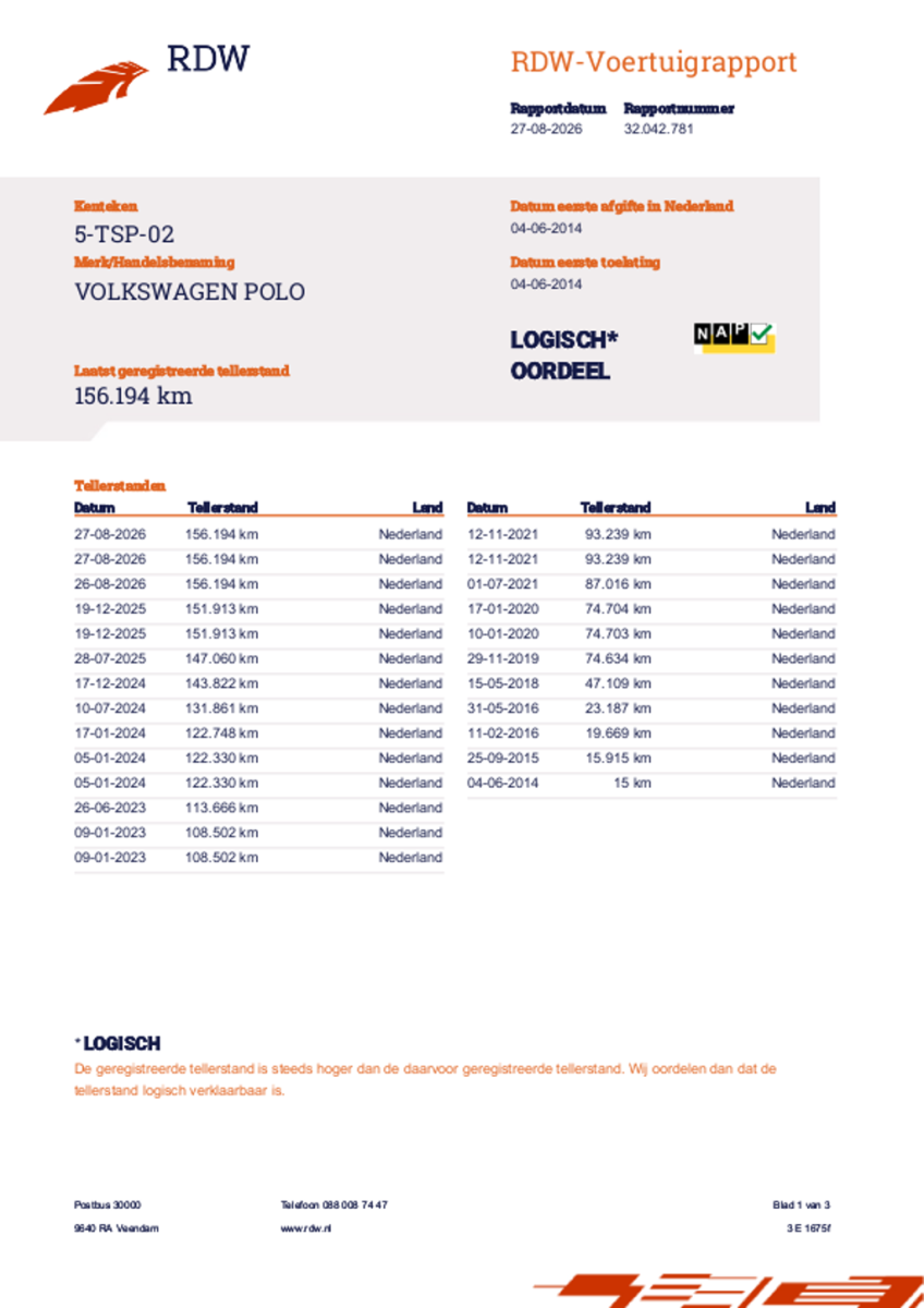 Volkswagen Polo Volkswagen Polo 1.2 TSI Highline|2e Eigenaar|Climatronic|CruiseControl|PDC|LM-Velgen|Nieuwe APK|NAP|
