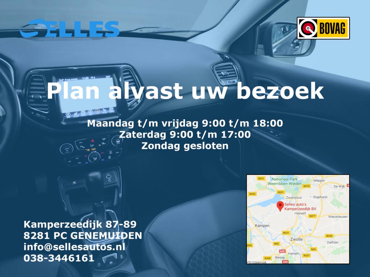 Jeep Compass Jeep Compass 1.3T Limited | Stuur en Stoelverwarming | Camera | Apple Carplay & Android auto | Adaptive Cruise Control | Alpine Audio