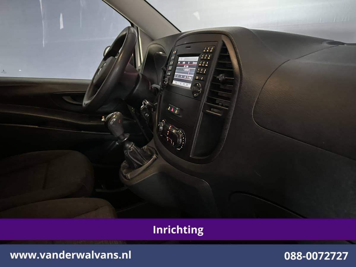 Mercedes-Benz Vito Mercedes-Benz Vito 114 CDI 136pk L3H1 Inrichting Euro6 Airco | Navigatie | Camera | Imperiaal | Trekhaak Sidebars, Bijrijdersbank