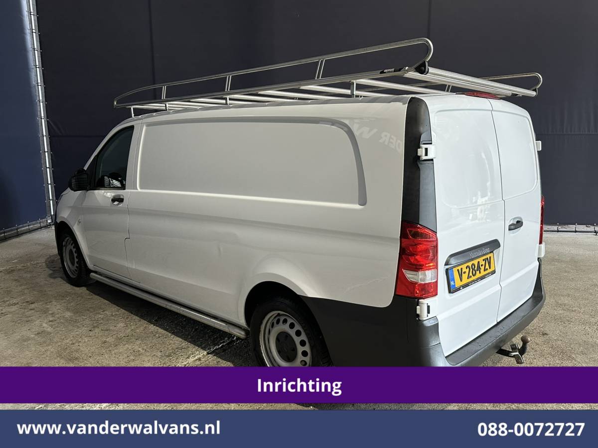 Mercedes-Benz Vito Mercedes-Benz Vito 114 CDI 136pk L3H1 Inrichting Euro6 Airco | Navigatie | Camera | Imperiaal | Trekhaak Sidebars, Bijrijdersbank