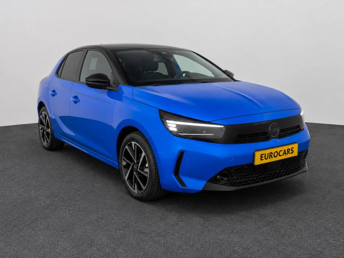 Opel Corsa Opel Corsa 1.2 Turbo 100pk YES Facelift Bleu Vertigo Black Roof Stoel en Stuurverwarming Wireless CarPlay 16” LMV