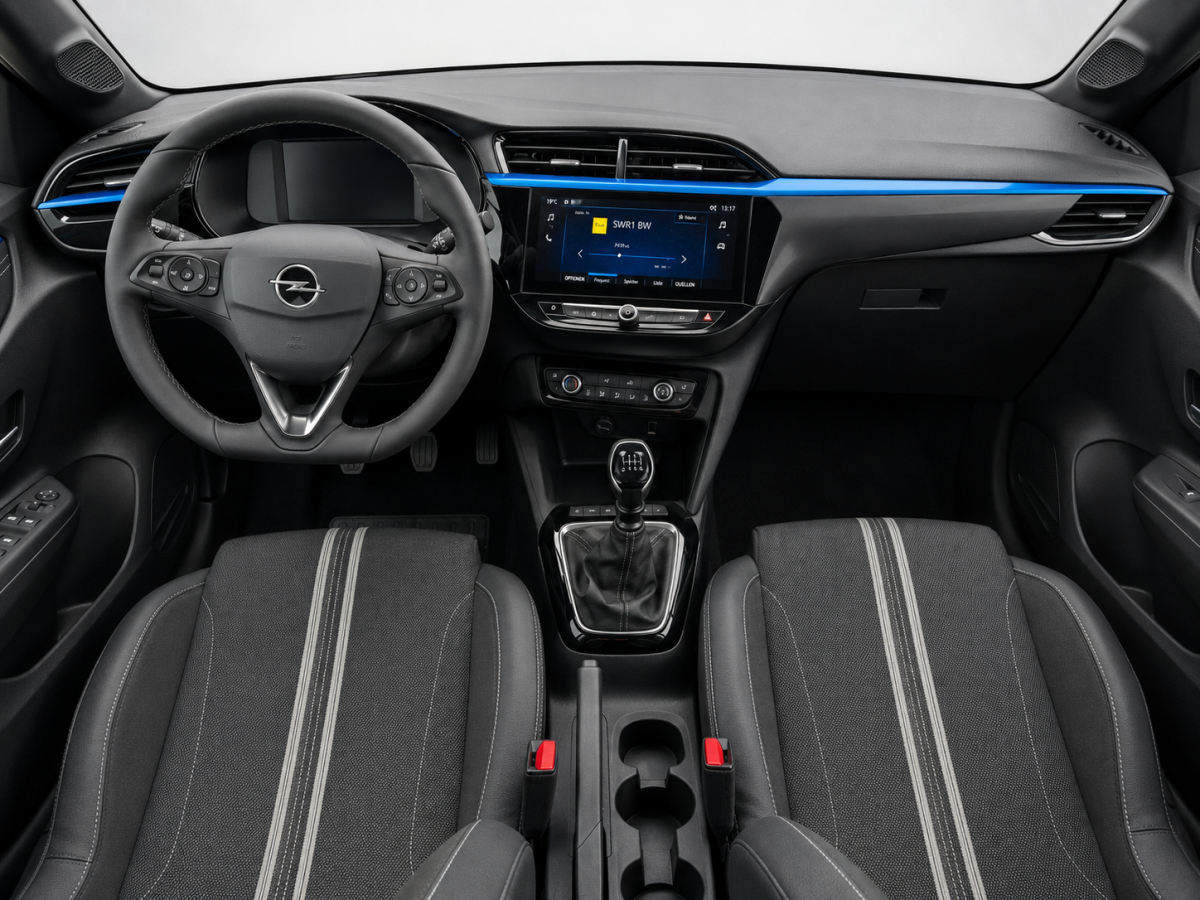Opel Corsa Opel Corsa 1.2 Turbo 100pk YES Facelift Bleu Vertigo Black Roof Stoel en Stuurverwarming Wireless CarPlay 16” LMV
