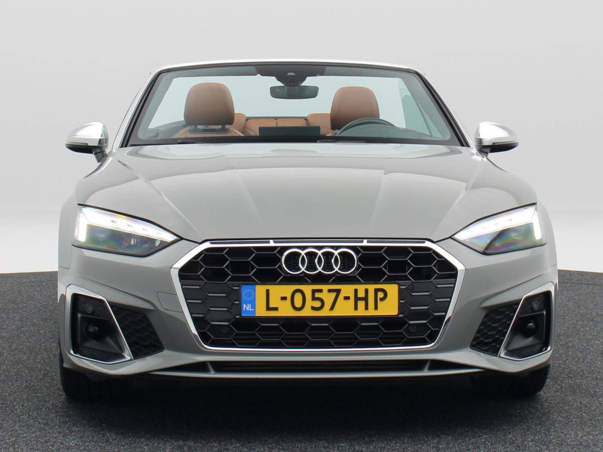 Audi A5 Audi A5 Cabriolet 40 TFSi 190 Pk Automaat S-Line | B&O Audio | Nekverwarming | 19 Inch | Trekhaak | Leder | Camera | 86.642 Km!!