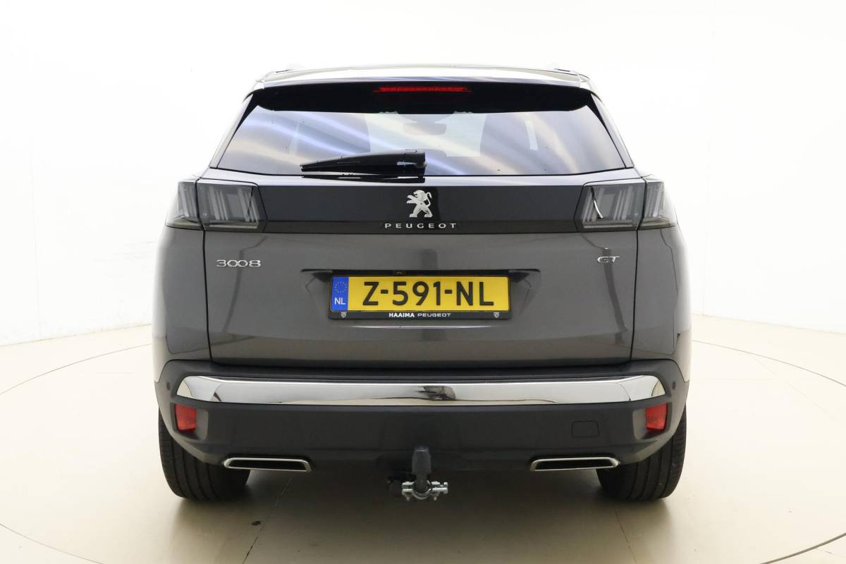 Peugeot 3008 Peugeot 3008 1.2 PureTech GT  Trekhaak | Stoelverwarming Voor | Adaptief Cruise Control | Dodehoek Detectie | Lendensteun | Parkeer Sensoren rondom |