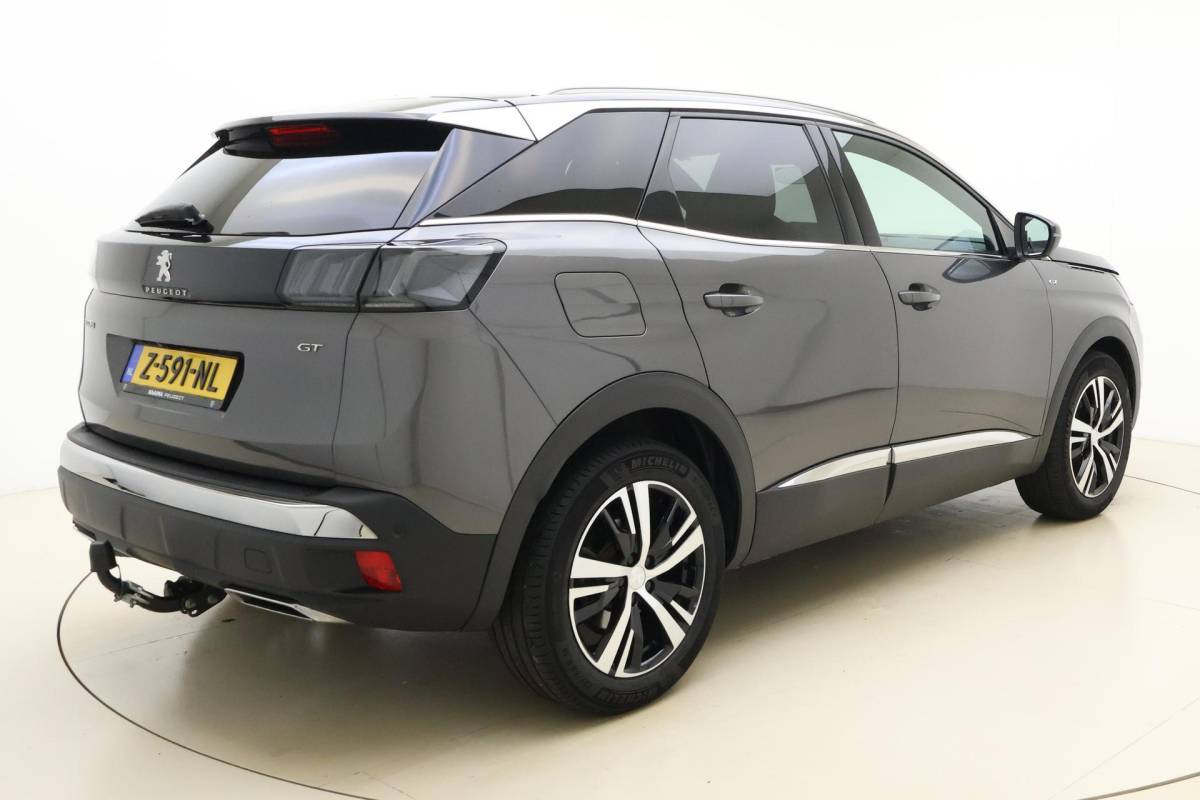 Peugeot 3008 Peugeot 3008 1.2 PureTech GT  Trekhaak | Stoelverwarming Voor | Adaptief Cruise Control | Dodehoek Detectie | Lendensteun | Parkeer Sensoren rondom |