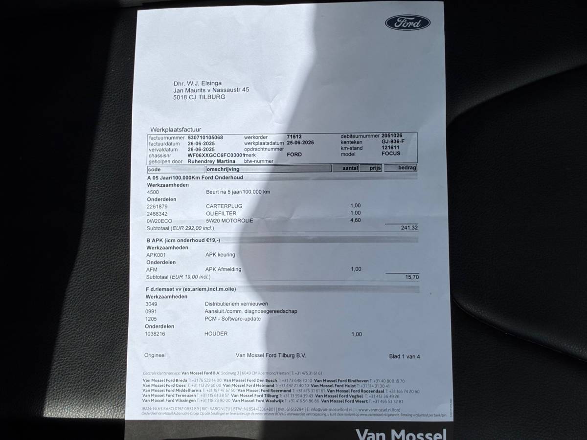 Ford Focus Ford Focus Wagon 1.0 Titanium Edition|1e Eigenaar|D-riem v.v.|Navigatie|Cruise|Climatronic|Trekhaak|PDC|Nieuwe APk|NAP|