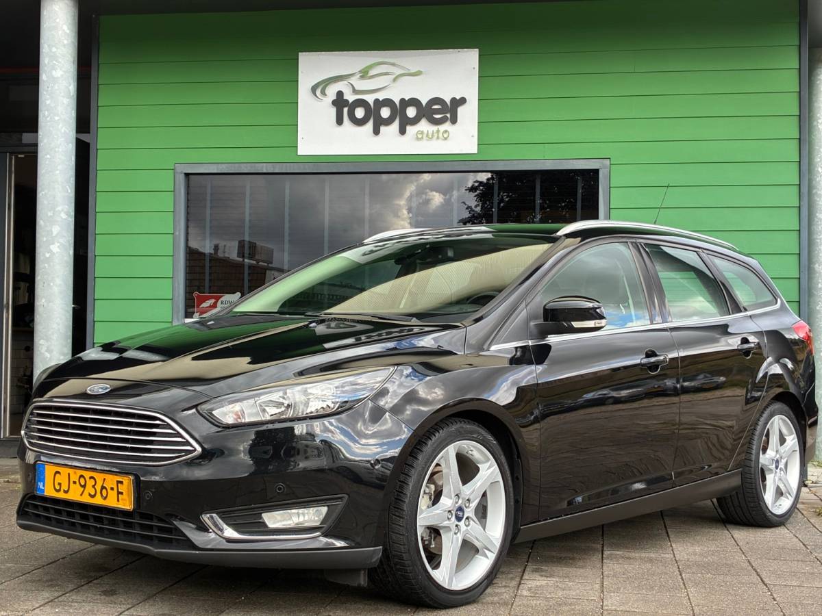 Ford Focus Ford Focus Wagon 1.0 Titanium Edition|1e Eigenaar|D-riem v.v.|Navigatie|Cruise|Climatronic|Trekhaak|PDC|Nieuwe APk|NAP|