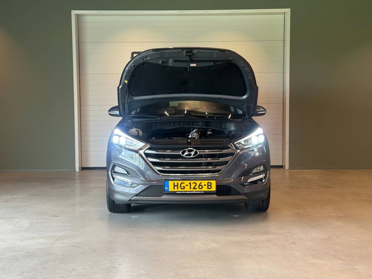 Hyundai Tucson Hyundai Tucson 1.6 T-GDi 4WD AUTOMAAT PREMIUM|CLIMA AIRCO|PANORAMADAK|CRUISECONTROL|LEDEREN BEKLEDING|TREKHAAK|XENON|NAVIGATIE|NAP