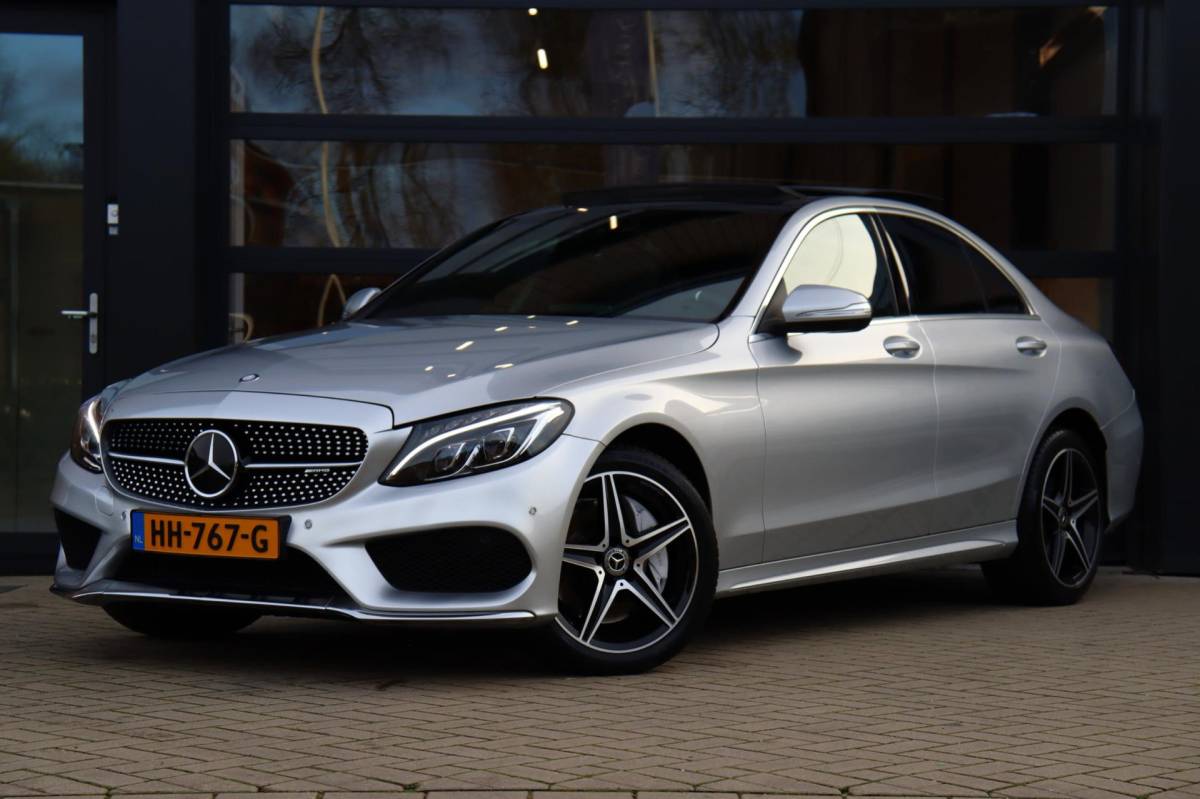 Mercedes-Benz C-Klasse Mercedes-Benz C-klasse 400 4MATIC Prestige | Pano | Elektrische Stoelen | Burmester | Stoelverwarming | Adaptieve Cruise | Leder