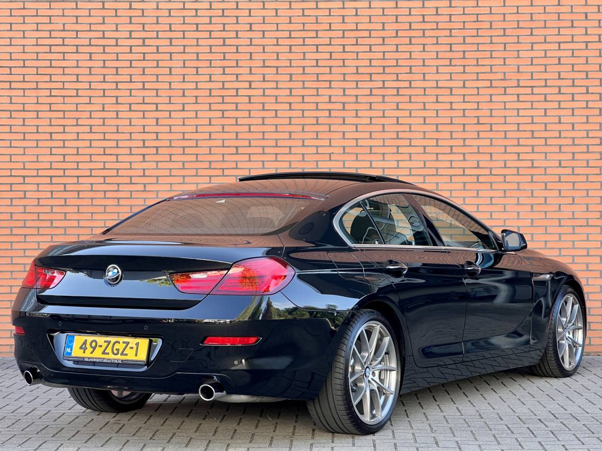 BMW 6 Serie BMW 6-serie Gran Coupé 640i High Executive | Dealer Onderhouden | Panoramadak | Head-Up Display | Elektrische Stoel + Geheugenfunctie | Lederen Bekleding | Stoelverwarming