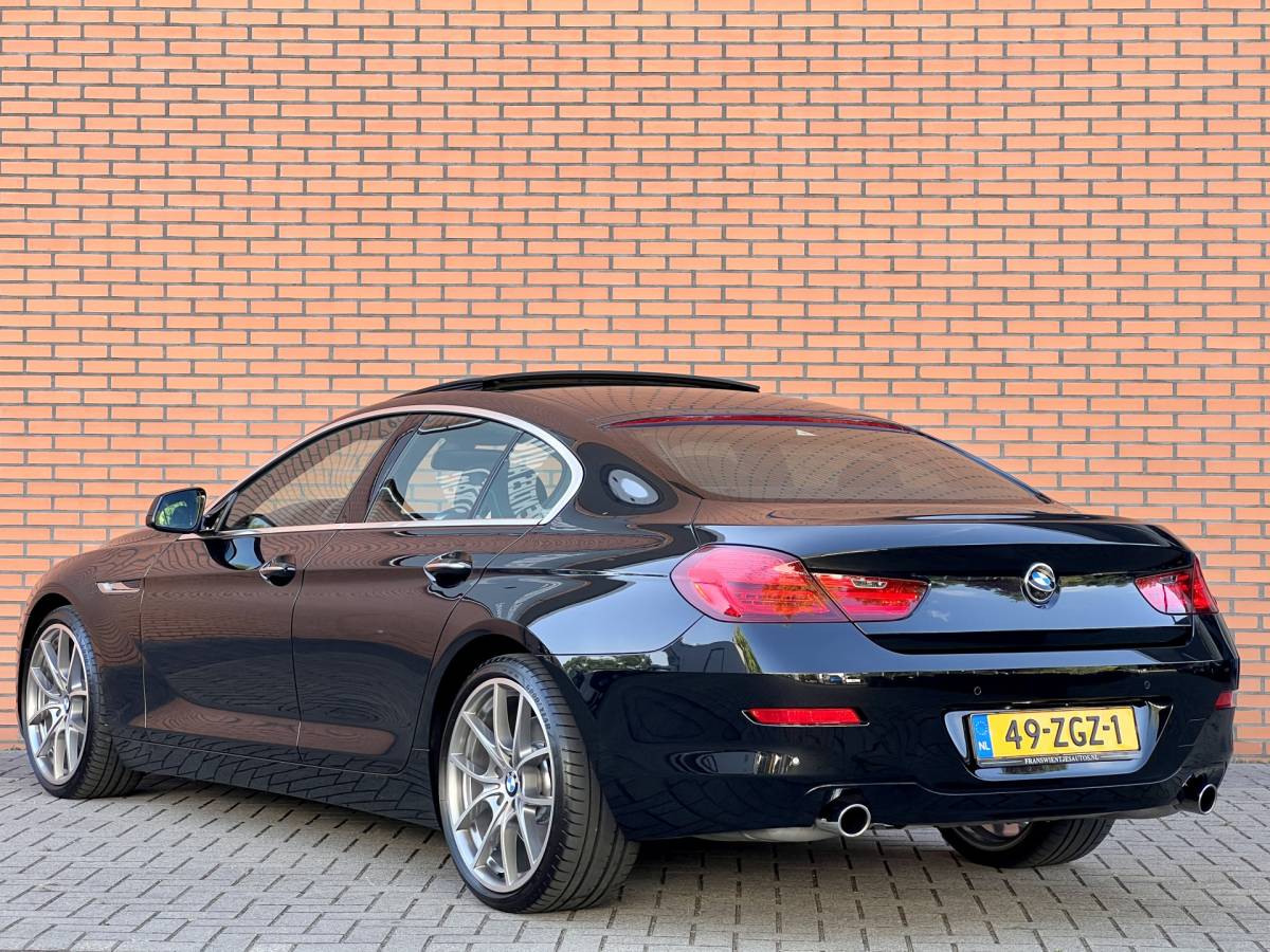 BMW 6 Serie BMW 6-serie Gran Coupé 640i High Executive | Dealer Onderhouden | Panoramadak | Head-Up Display | Elektrische Stoel + Geheugenfunctie | Lederen Bekleding | Stoelverwarming