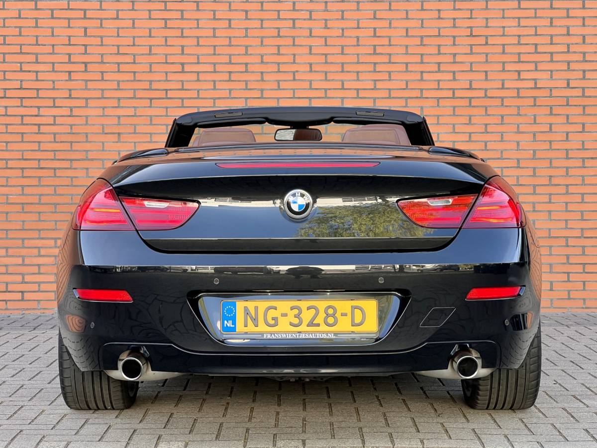 BMW 6 Serie BMW 6-serie Cabrio 640i High Executive | 320 PK! | Head-Up Display | Softclose | Xenon | 20″ Lichtmetaal | Camera | Lederen Bekleding