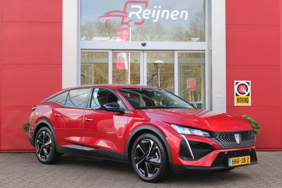 Peugeot 408 Peugeot 408 1.2 Hybrid 145PK ALLURE | ACHTERUITRIJ CAMERA | KEYLESS ENTRY/START | DRAADLOOS APPLE CARPLAY/ANDROID AUTO | DRAADLOOS TELEFOONLADEN | DAB+ RADIO | NAVIGATIE | ADAPTIVE CRUISE CONTROL | 19″ LICHTMETALEN VELGEN | PARKEERSENSOREN ACHTER |