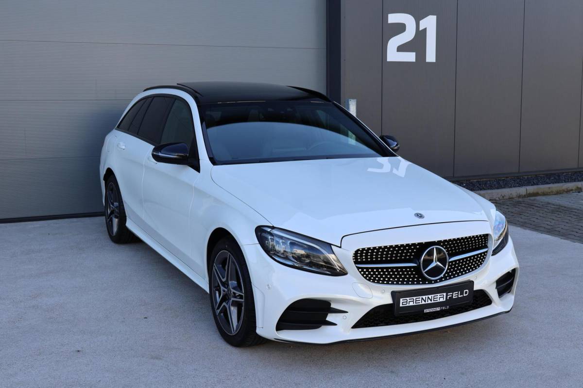 Mercedes-Benz C-Klasse Mercedes C-klasse Estate 400 4MATIC AMG Line / Panoramadak / Memory stoelen / Night Pakket / Burmester Surround