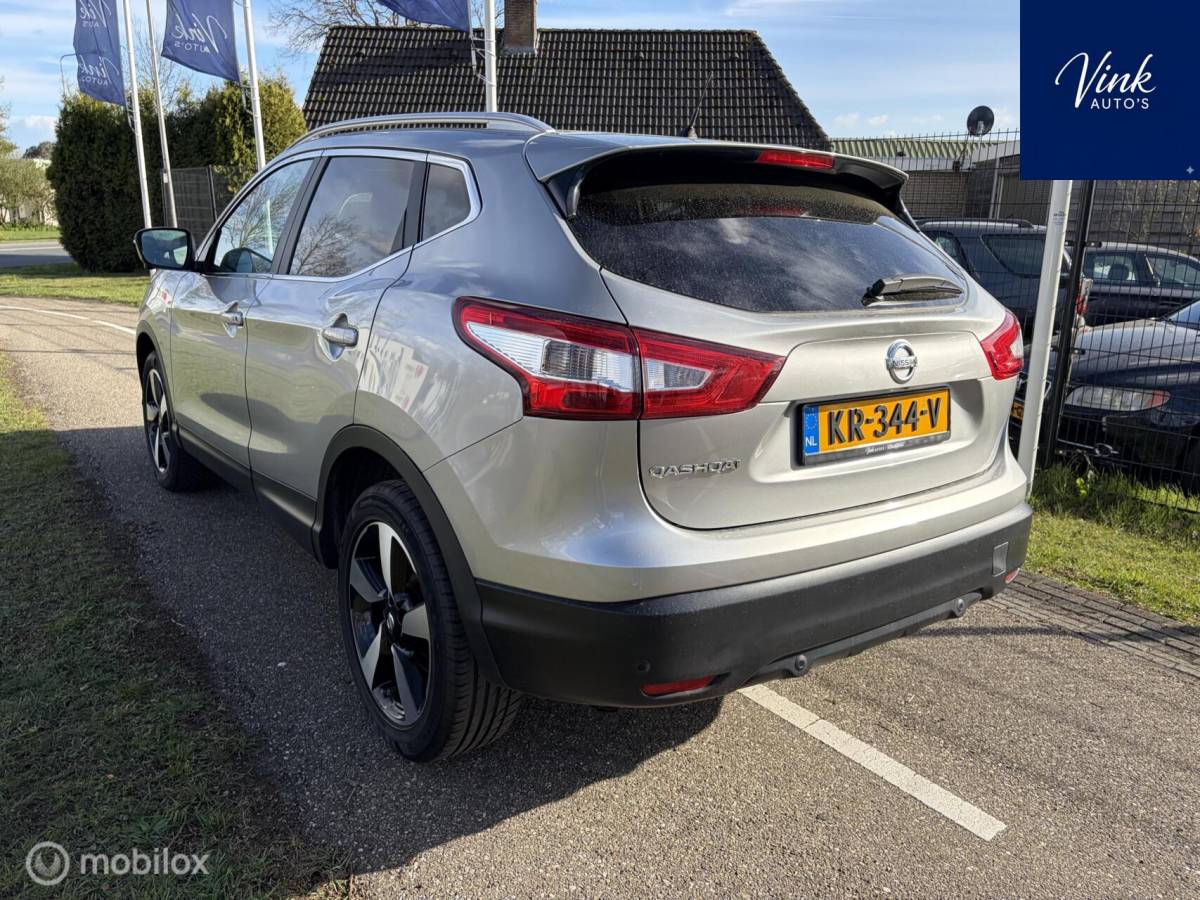 Nissan QASHQAI Nissan Qashqai 1.2 Tekna 17″ | Automaat | NL&NAP | Panoramadak | 360 graden camera |