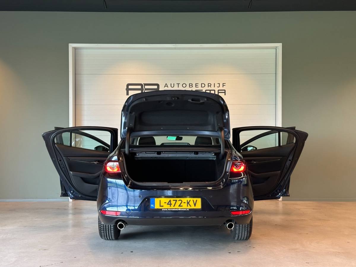 Mazda 3 Mazda 3 2.0 e-SkyActiv-G M Hybrid 122 COMFORT-uitv|NAVIGATIE|CLIMA AIRCO|ADAPTIVE CRUISE CONTROL|LM-VELG|HEAD UP DISPLAY|XENON