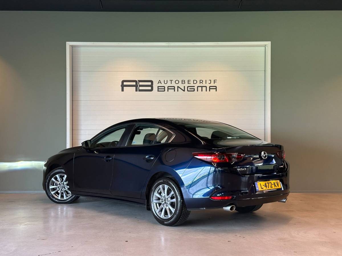 Mazda 3 Mazda 3 2.0 e-SkyActiv-G M Hybrid 122 COMFORT-uitv|NAVIGATIE|CLIMA AIRCO|ADAPTIVE CRUISE CONTROL|LM-VELG|HEAD UP DISPLAY|XENON
