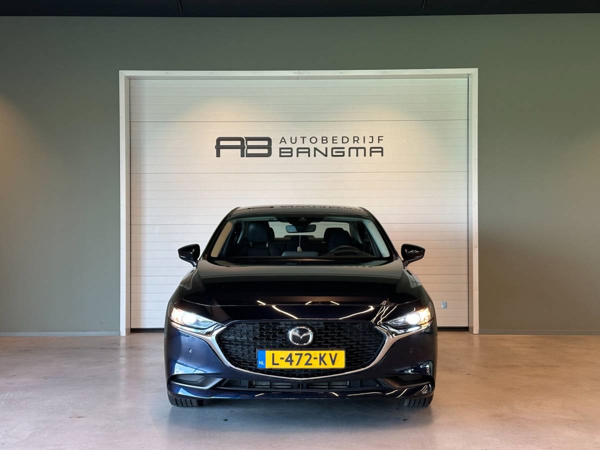 Mazda 3 Mazda 3 2.0 e-SkyActiv-G M Hybrid 122 COMFORT-uitv|NAVIGATIE|CLIMA AIRCO|ADAPTIVE CRUISE CONTROL|LM-VELG|HEAD UP DISPLAY|XENON