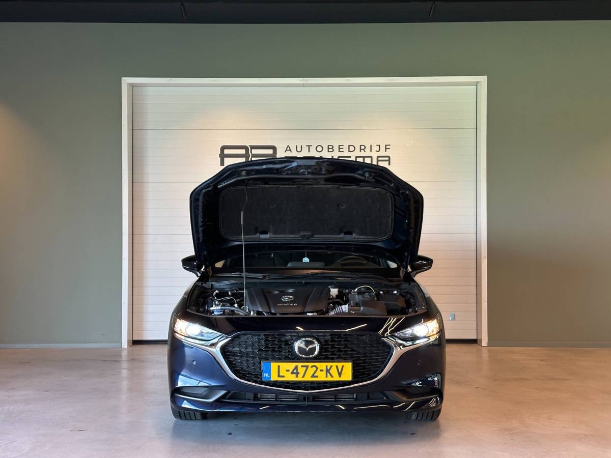 Mazda 3 Mazda 3 2.0 e-SkyActiv-G M Hybrid 122 COMFORT-uitv|NAVIGATIE|CLIMA AIRCO|ADAPTIVE CRUISE CONTROL|LM-VELG|HEAD UP DISPLAY|XENON