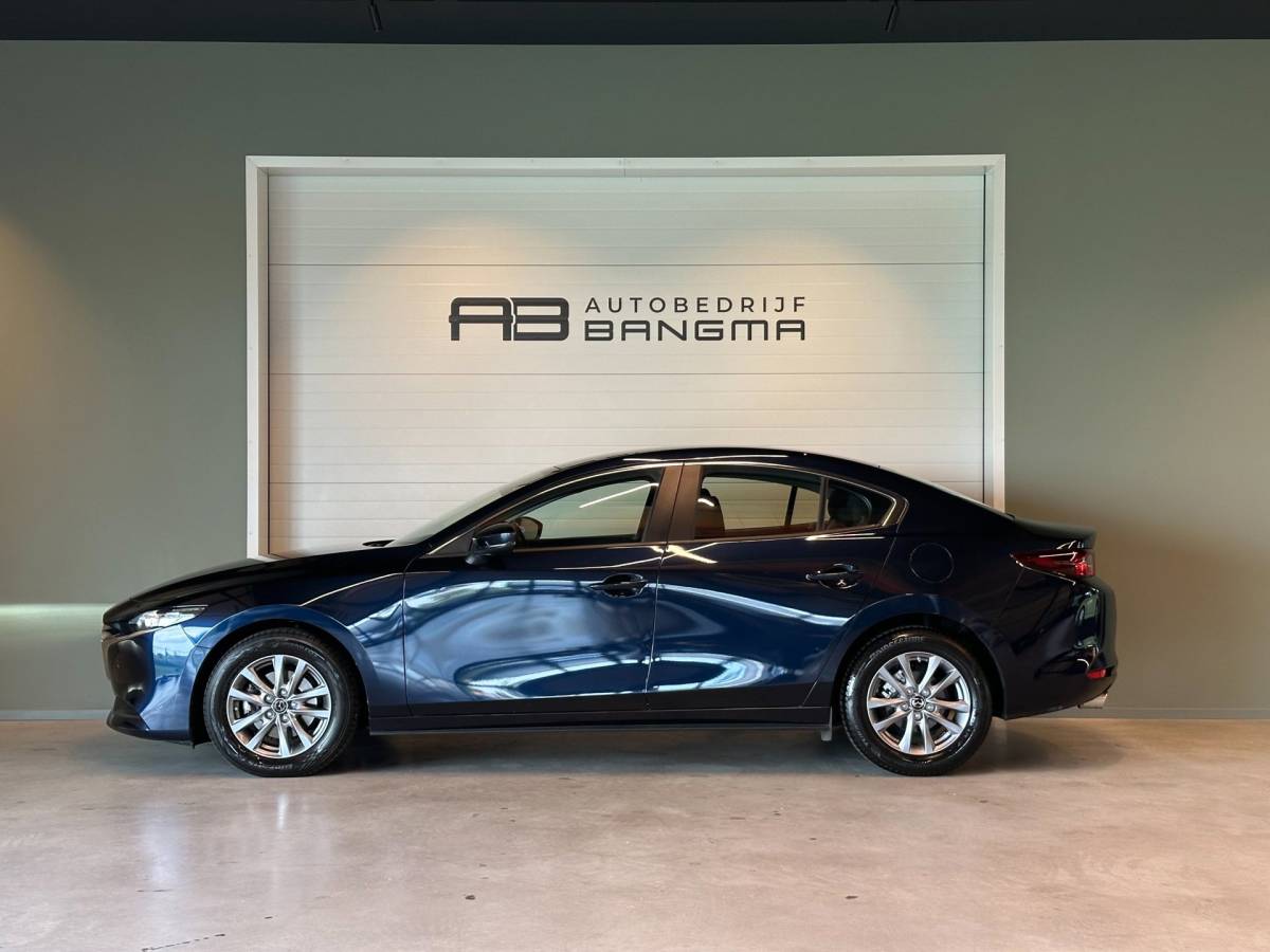 Mazda 3 Mazda 3 2.0 e-SkyActiv-G M Hybrid 122 COMFORT-uitv|NAVIGATIE|CLIMA AIRCO|ADAPTIVE CRUISE CONTROL|LM-VELG|HEAD UP DISPLAY|XENON