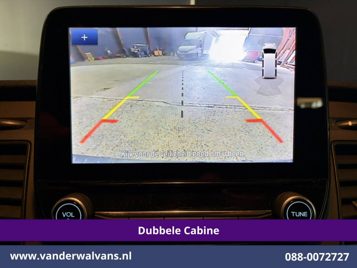 Ford Transit Custom Ford Transit Custom 2.0 TDCI 130pk L2H1 Dubbele Cabine Euro6 Airco | 6-Zits | Camera | Apple Carplay | Cruisecontrol Android Auto, Stoelverwarming, Parkeersensoren, Achterklep