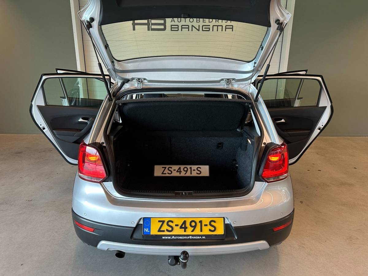 Volkswagen Polo Volkswagen Polo 1.2 TSI 16v AUTOMAAT 5-DRS CROSS|AIRCO|STOELVERWARMING|NAVIGATIE|CRUISECONTROL|LM-VELG|ALCANTARA|nwe APK+OH-BEURT