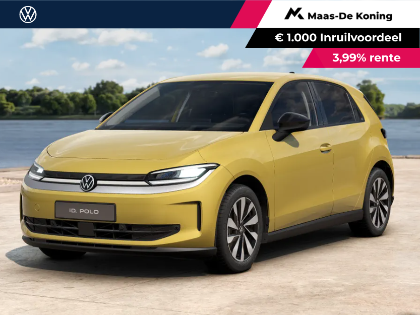 Volkswagen ID. Polo Volkswagen ID. Polo Life First Edition 52 kWh accu, 211 PK · Achteruitrijcamera · Voorstoelen en stuurwiel verwarmd ·