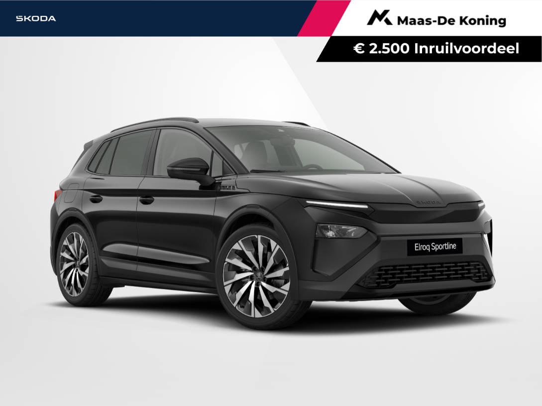 Škoda Elroq Škoda Elroq Sportline Elektromotor 85 | 21” velgen | trekhaak wegklapbaar | 2500,- inruilvoordeel!!