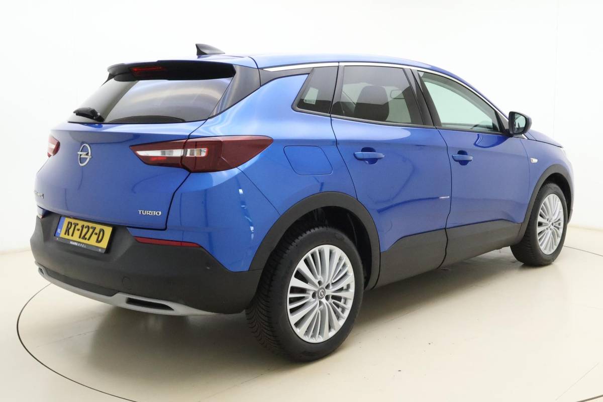 Opel Grandland X Opel Grandland X 1.2 Turbo Business Executive | Electrische achterklep | Navigatie | Camera | Half lederen bekleding | DAB radio | Apple Carplay | Extra getint glas