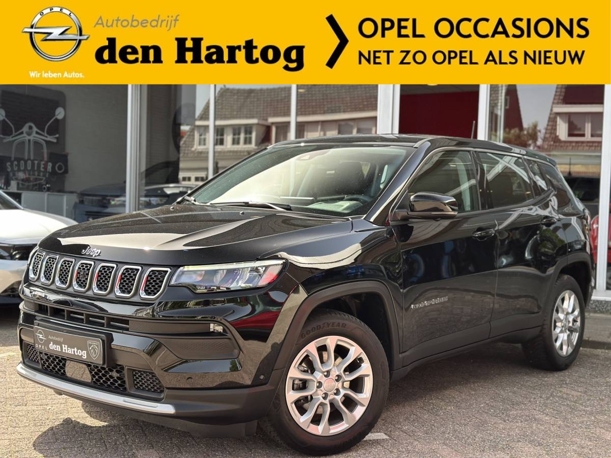 Jeep Compass Jeep Compass 1.5T e-Hybrid Longitude 1450KG trekgewicht/Stoel+stuur verwarming.
