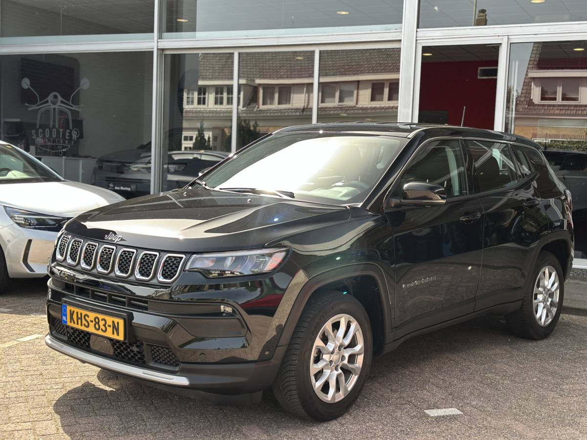 Jeep Compass Jeep Compass 1.5T e-Hybrid Longitude 1450KG trekgewicht/Stoel+stuur verwarming.
