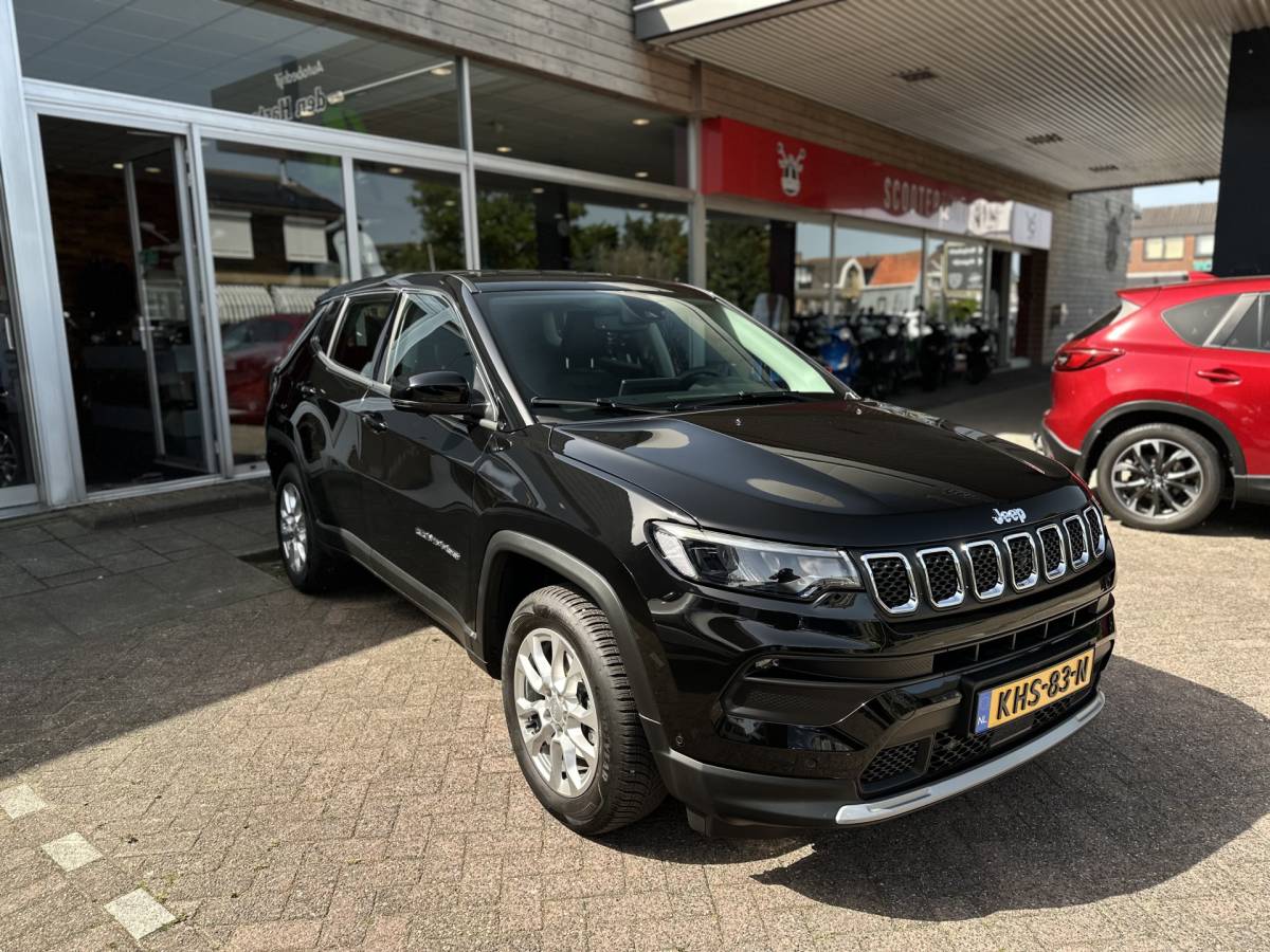 Jeep Compass Jeep Compass 1.5T e-Hybrid Longitude 1450KG trekgewicht/Stoel+stuur verwarming.