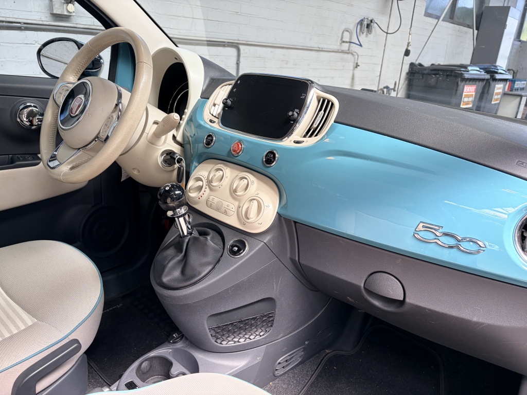 Fiat 500 Fiat 500 0.9 TA Anniversario Vintage ’57 Cruise Panodak Carplay Nav