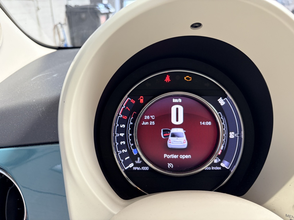 Fiat 500 Fiat 500 0.9 TA Anniversario Vintage ’57 Cruise Panodak Carplay Nav