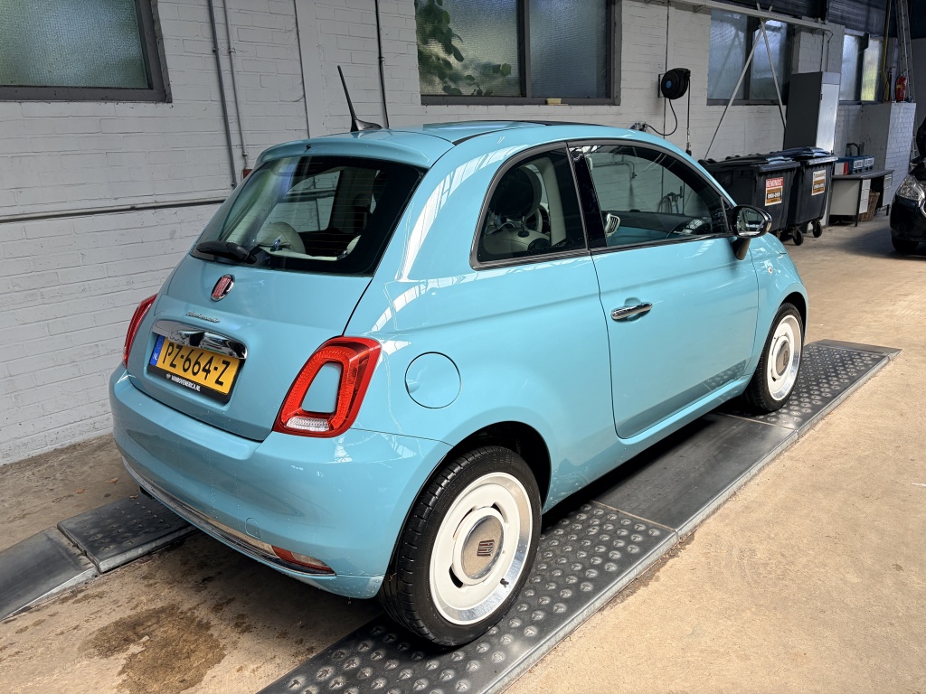 Fiat 500 Fiat 500 0.9 TA Anniversario Vintage ’57 Cruise Panodak Carplay Nav