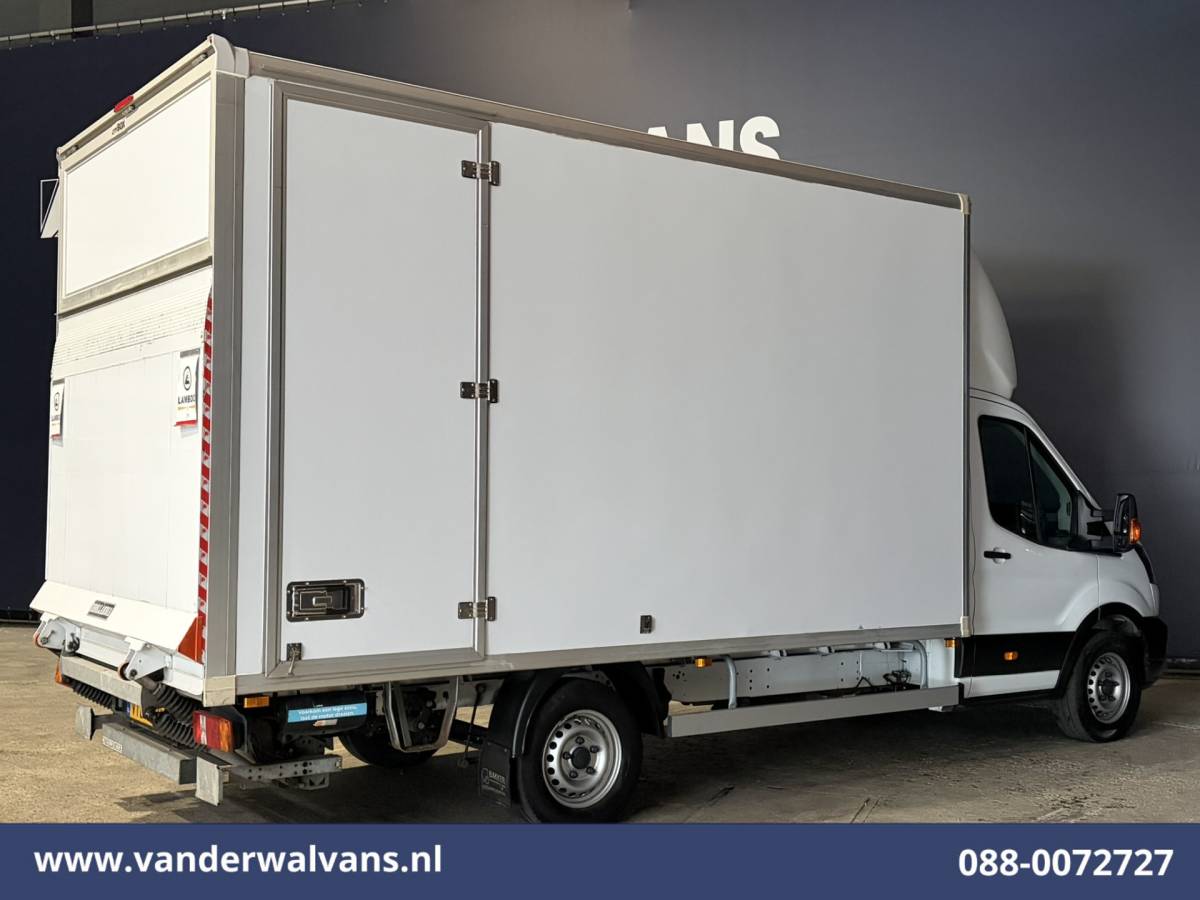 Ford Transit Ford Transit 2.0 TDCI 130pk Bakwagen 232cm Hoog Laadklep Zijdeur Euro6 Airco | Lat om Lat betimmering Bijrijdersbank, 904kg laadvermogen