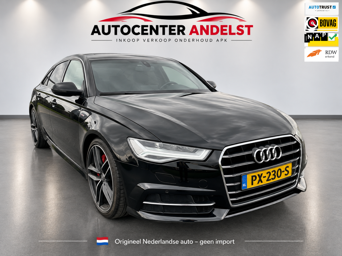 Audi A6 Audi A6 Limousine 1.8 TFSI ultra S line Edition, Aut, Trekhaak, Navi, Stoelverw, Half leder, 20”, 1e eig afk, Geen import, Nap!