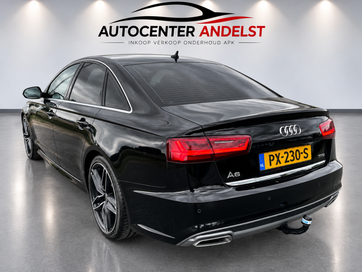 Audi A6 Audi A6 Limousine 1.8 TFSI ultra S line Edition, Aut, Trekhaak, Navi, Stoelverw, Half leder, 20”, 1e eig afk, Geen import, Nap!