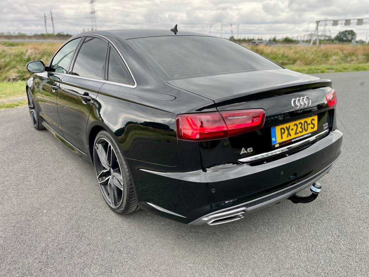 Audi A6 Audi A6 Limousine 1.8 TFSI ultra S line Edition, Aut, Trekhaak, Navi, Stoelverw, Half leder, 20”, 1e eig afk, Geen import, Nap!