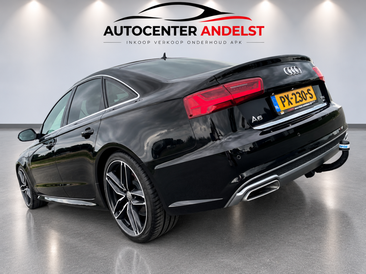 Audi A6 Audi A6 Limousine 1.8 TFSI ultra S line Edition, Aut, Trekhaak, Navi, Stoelverw, Half leder, 20”, 1e eig afk, Geen import, Nap!