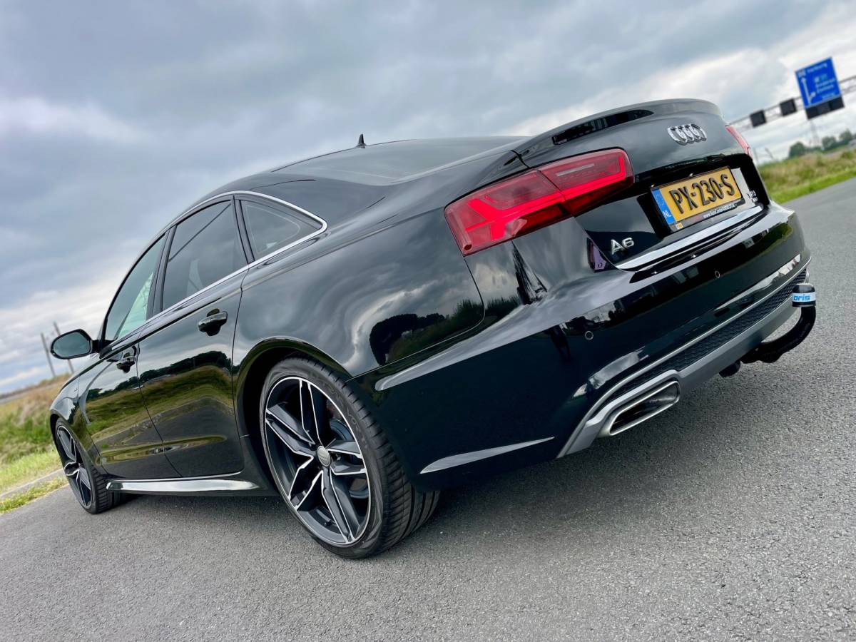 Audi A6 Audi A6 Limousine 1.8 TFSI ultra S line Edition, Aut, Trekhaak, Navi, Stoelverw, Half leder, 20”, 1e eig afk, Geen import, Nap!