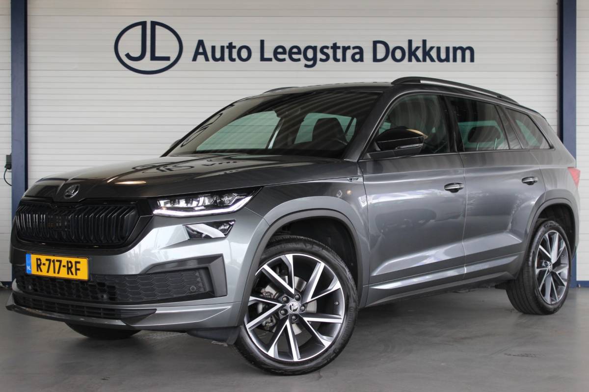 Škoda Kodiaq ŠKODA Kodiaq 1.5 TSI Sportline Business Facelift | Trekhaak | Camera | Memory | Virtual Cockpit | LED Matrix | Carplay | Keyless | Stoelverw./venti | 20″ LMV | PDC V+A