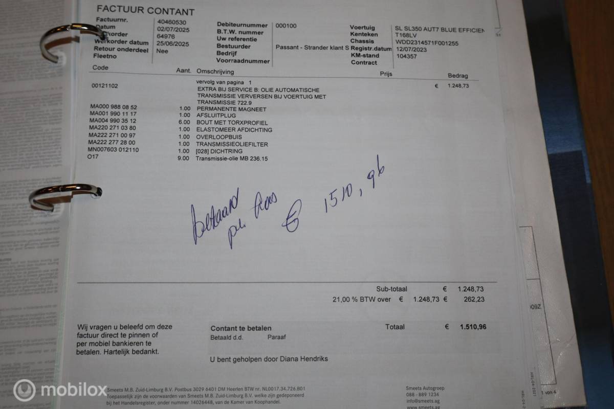 Mercedes-Benz SL Mercedes SL350 V6 aut | Magic Sky | Massage | 2 eig/dealeroh