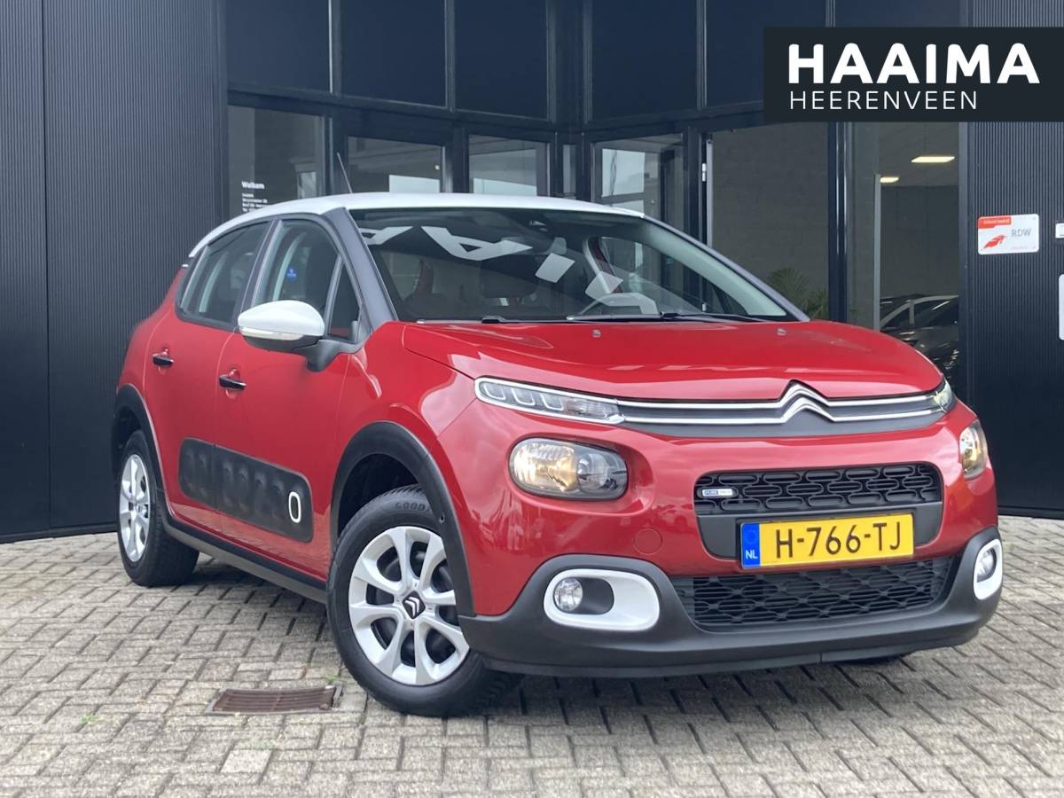 Citroën C3 Citroen C3 1.2 PureTech 82pk Feel | Navigatie | Achteruitrijcamera | Climate control | Cruise control | Parkeersensoren | Dodehoekdetectie | Keyless | Weinig kilometers