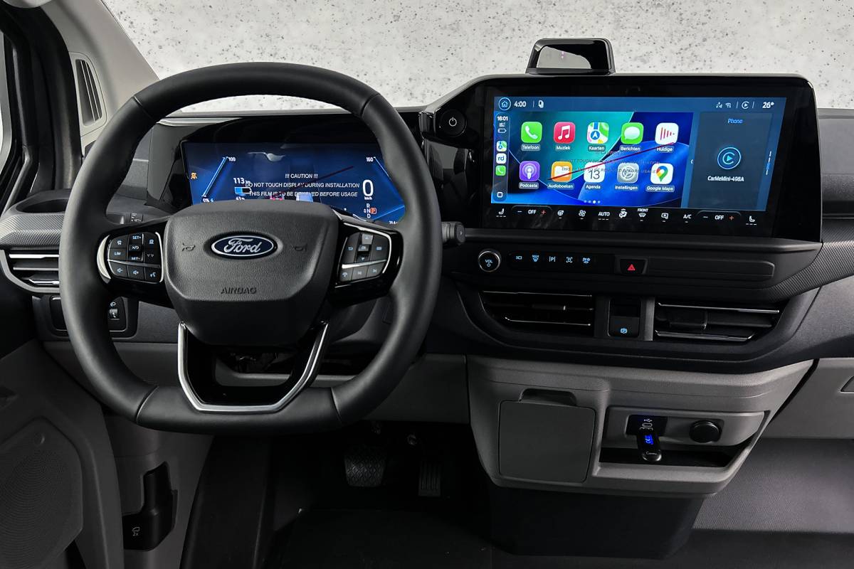 Ford  Ford E-Custom 340 L2 Limited | 2x schuifdeur | 3-zitplaatsen | Stoelverwarming